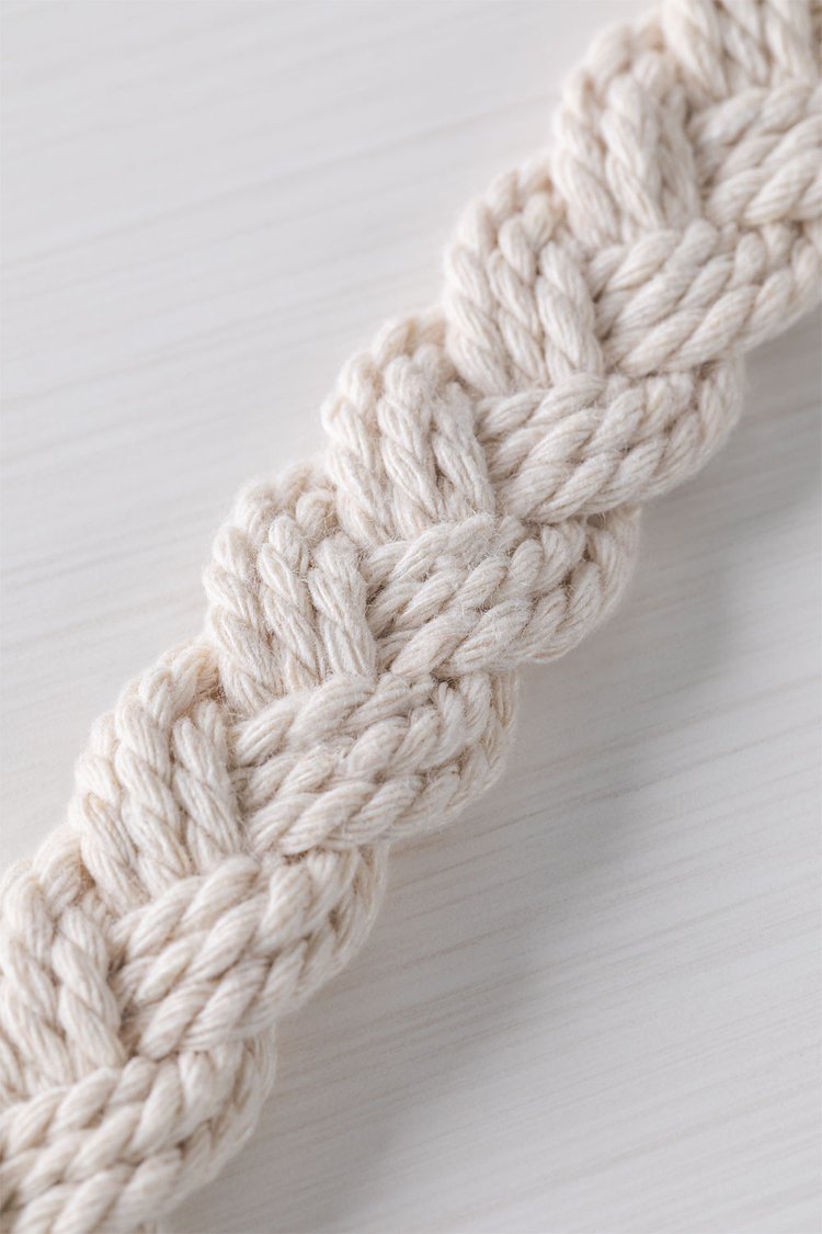 Bandhani Macrame Tie Back Set of 2