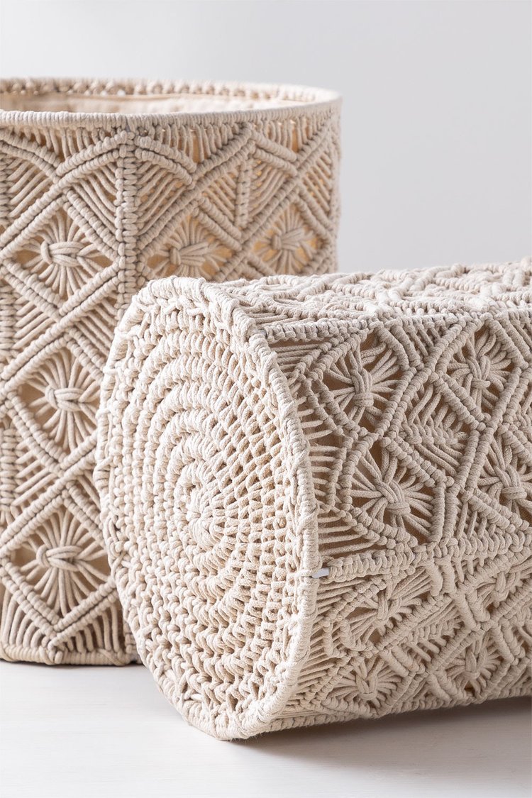 Macrame Storage Set of 2