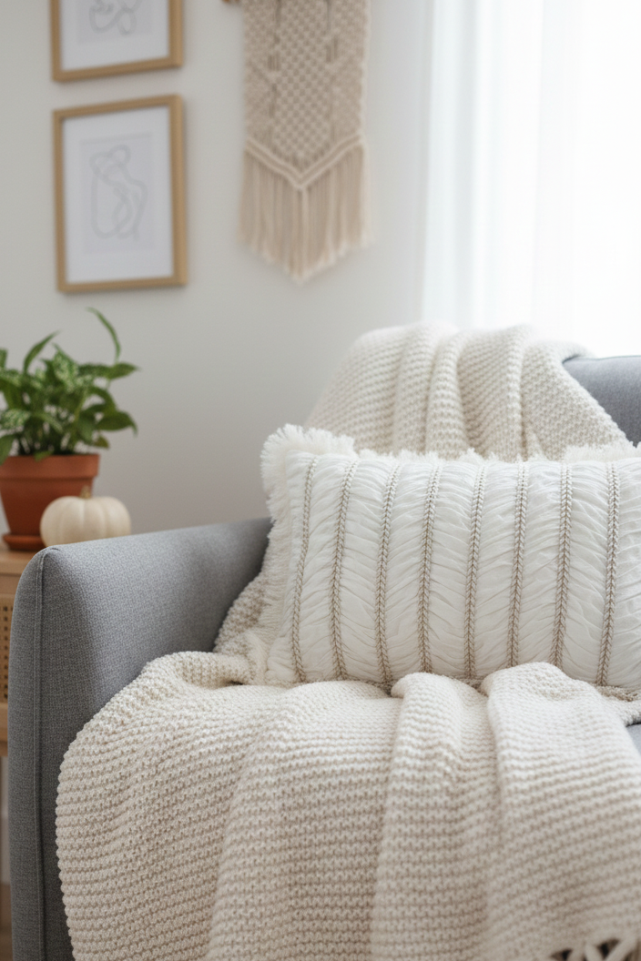 Oceanic Elegance Cushion Cover