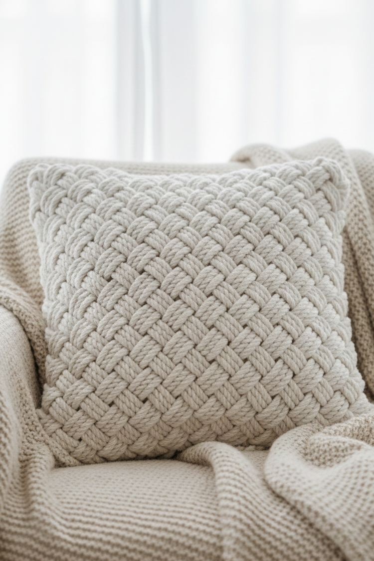 Macrame Majesty Cushion