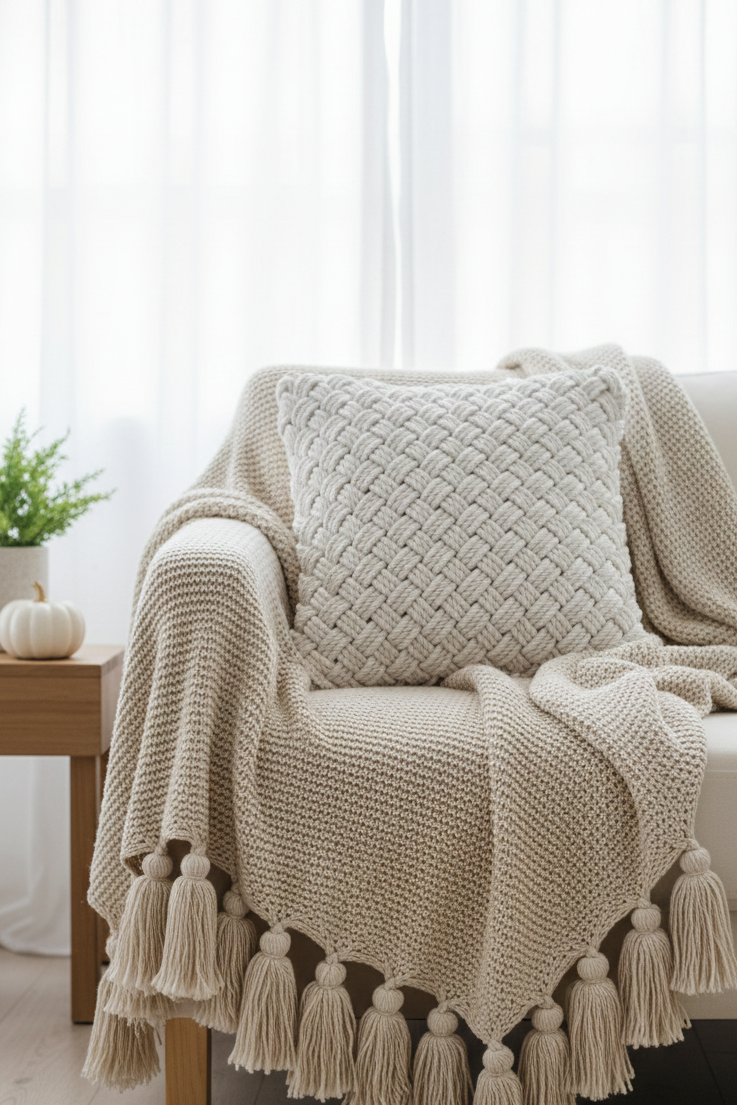 Macrame Majesty Cushion