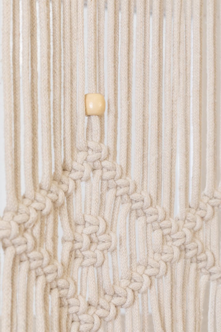 Ranjhol - Wooden Bead Macrame Curtain